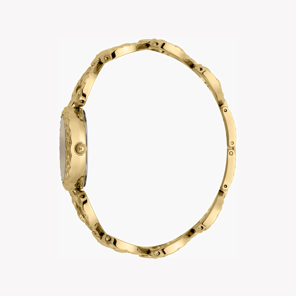 JUST CAVALLI Women's Watch with Gold Stainless Steel Case and Gold Stainless Steel Band