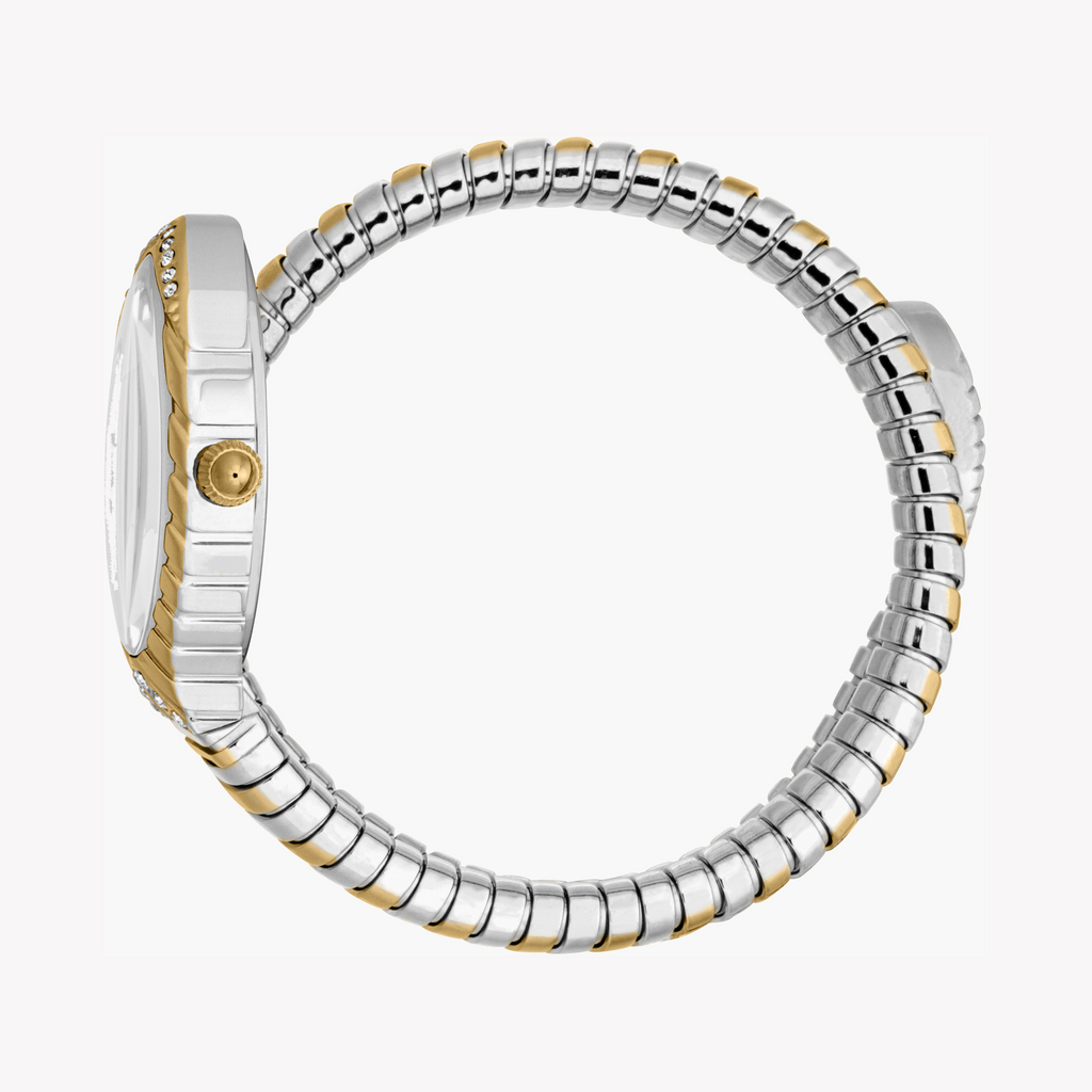 JUST CAVALLI JC1L322M0055 - ELEGANT TIMEPIECE FOR THE MODERN WOMAN - TWO-TONE SILVER & GOLD
