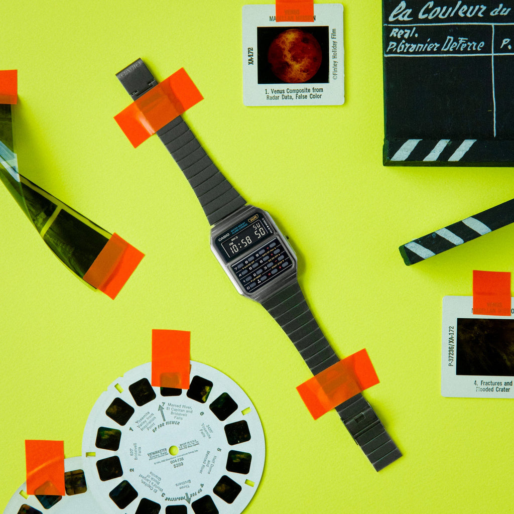 CASIO CA-500WEGG-1BDF SPORTY CHARM - RETRO DIGITAL WATCH WITH CALCULATOR & ALARM