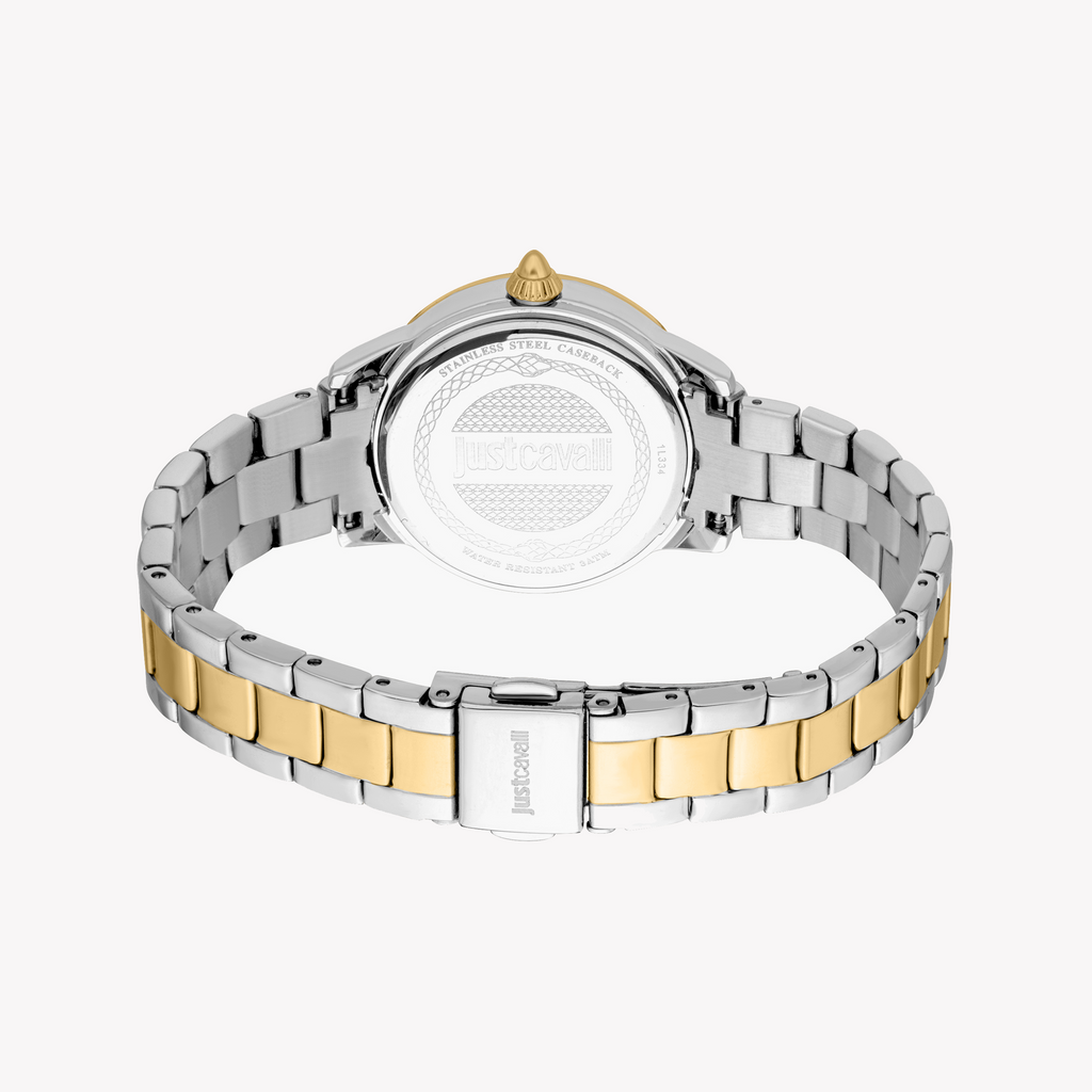 JUST CAVALLI JC1L334M0085 - SOPHISTICATED TIMEPIECE - TWO-TONE GLAMOUR FOR EVERY OCCASION