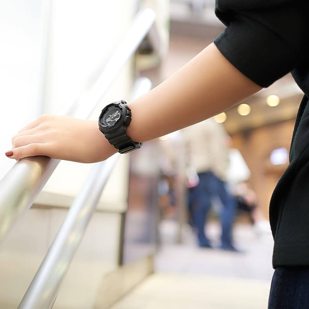 BA-110BC-1ADR BABY-G - STYLISH ADVENTURE WOMEN'S WATCH - BLACK RESIN & DIGITAL DIAL