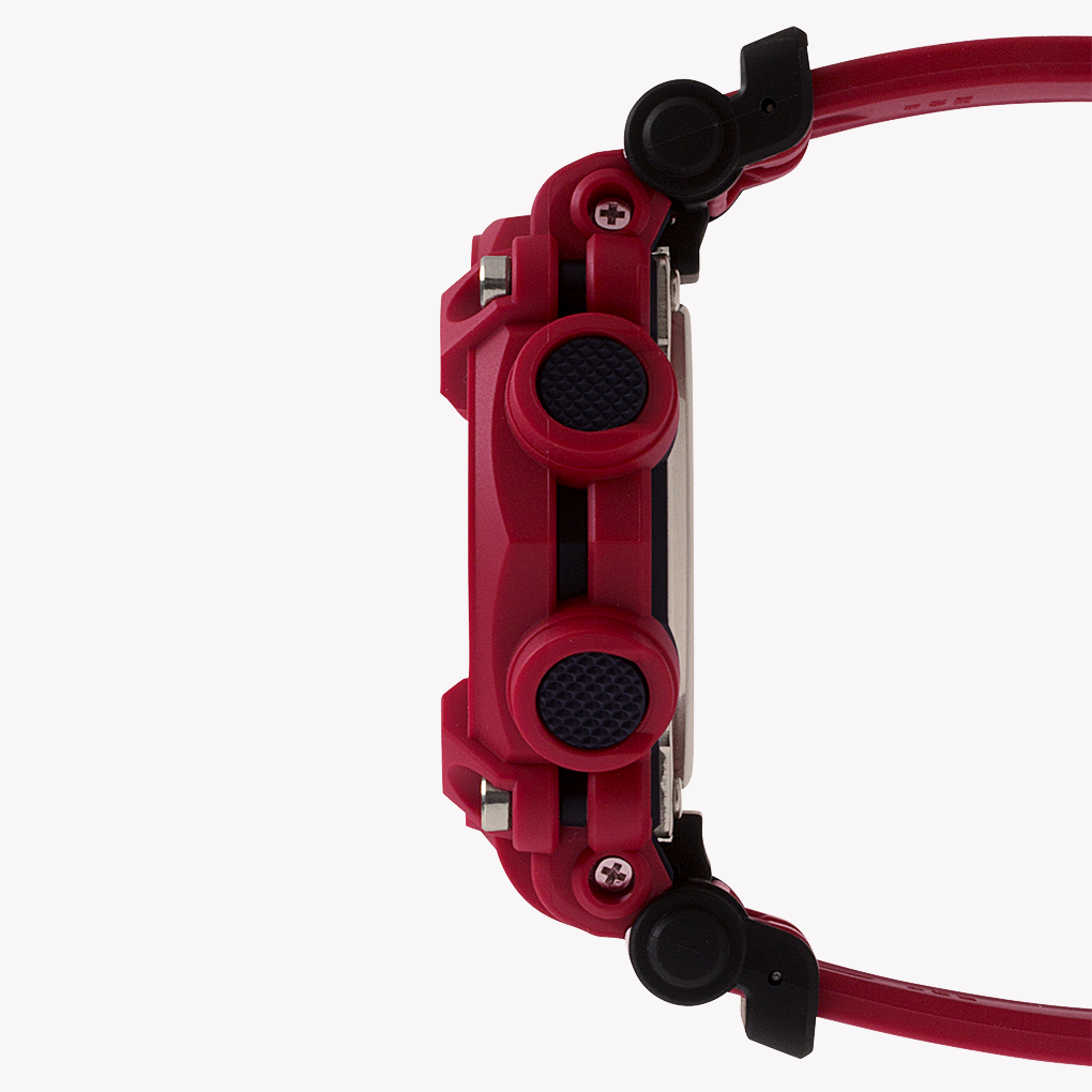 CASIO G-SHOCK GA-900-4ADR RESILIENT ADVENTURER - MEN'S WATCH with striking red case and bold black dial