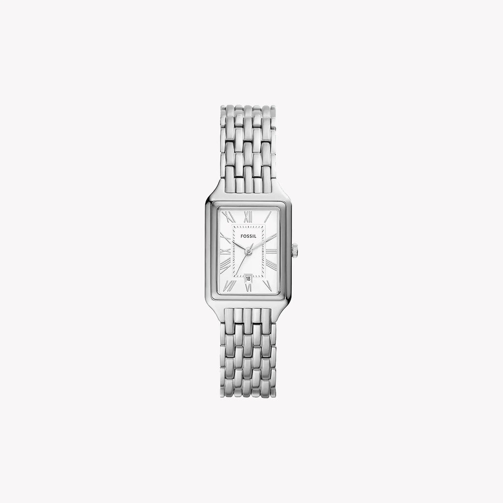 Raquel Three-Hand Date Stainless Steel Watch ES5221