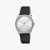 ESPRIT Women's Watch with Silver Stainless Steel Case and Black Leather Band