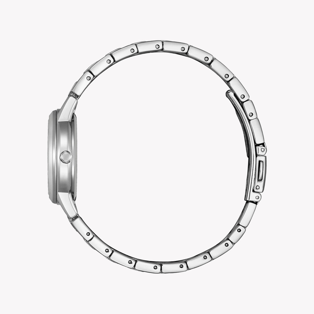 CITIZEN FE1241-71Z - CHARMING PINK DIAL, ELEGANT STAINLESS STEEL WOMEN'S WATCH