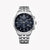 CITIZEN AT2570-56L: MENS PRECISION TIMEPIECE - STUNNING BLUE DIAL & STAINLESS STEEL BAND