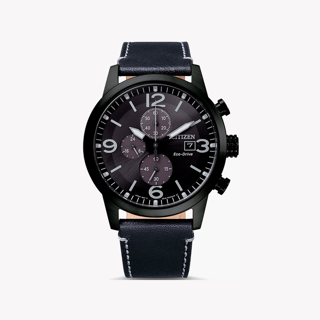 CITIZEN CA0617-29E MODERN CLASSIC - BLACK STAINLESS STEEL & ECO-DRIVE MEN'S WATCH