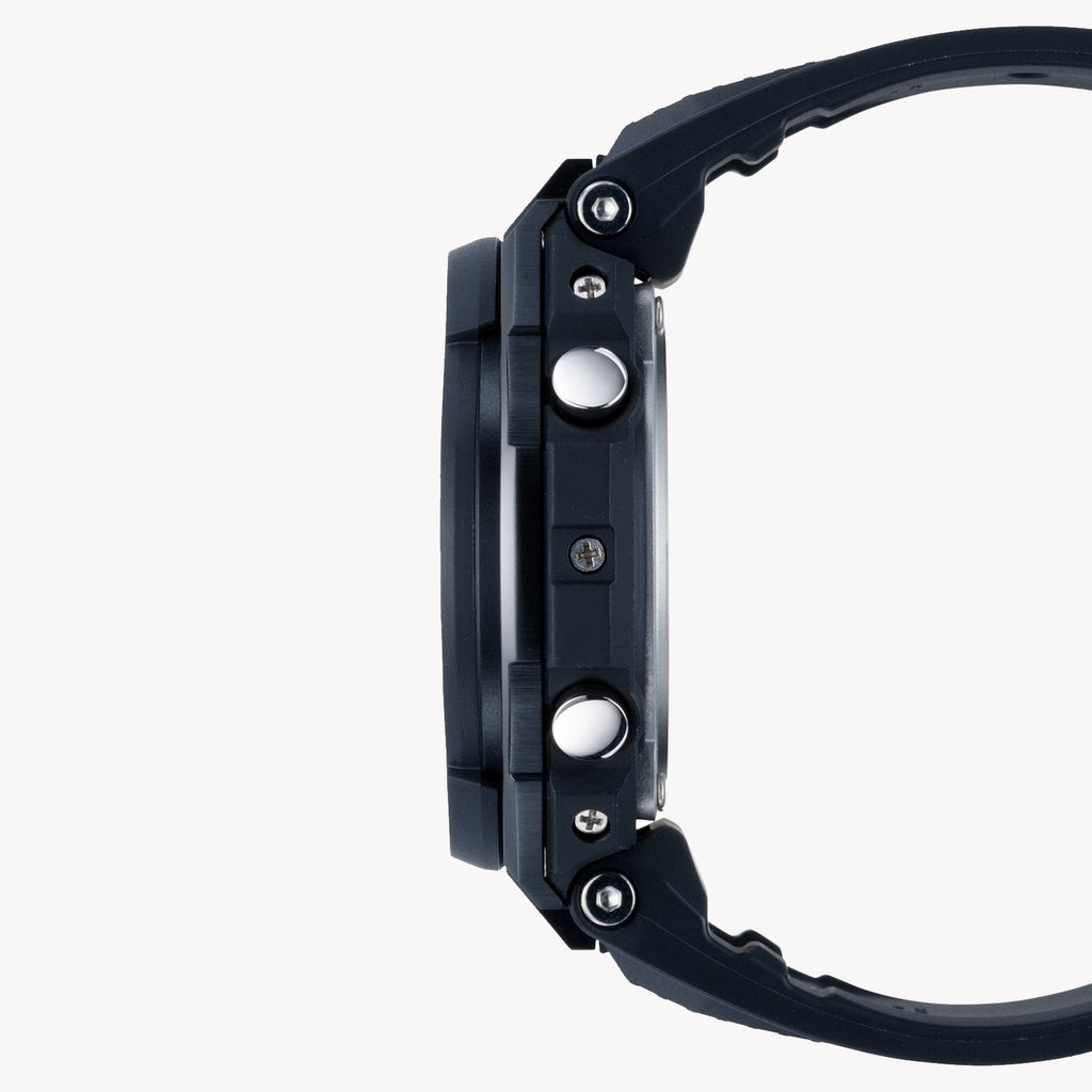 CASIO G-SHOCK GST-S100G-1BDR ADVENTURE READY - ELEGANCE IN EVERY SECOND Men's Watch with black stainless steel case and resin band