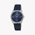 ESPRIT Women's Watch with Silver Stainless Steel Case and Blue Leather Band
