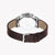 ESPRIT MEN'S ELEGANCE - STUNNING BROWN LEATHER & BLACK DIAL STAINLESS STEEL WATCH