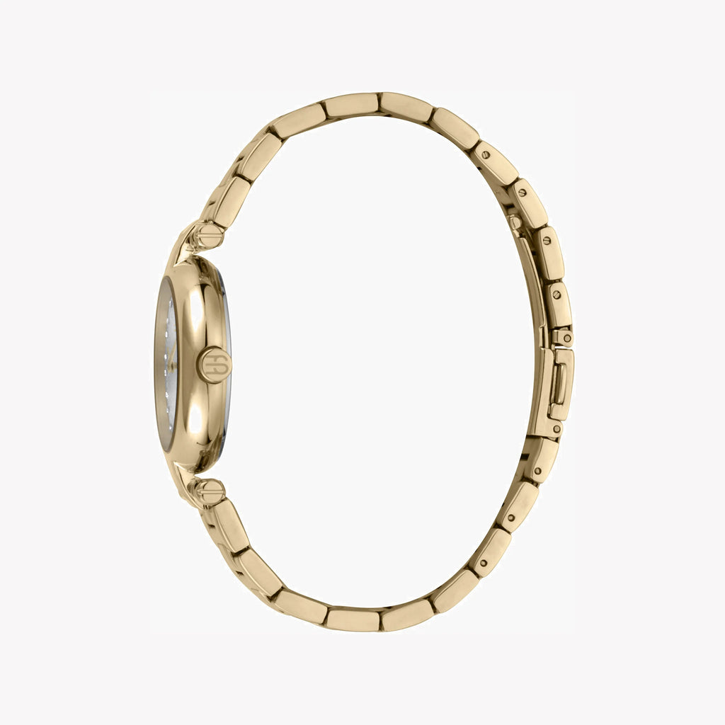 ESPRIT Women's Watch with Gold Stainless Steel Case and Gold Stainless Steel Band