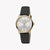 ESPRIT Women's Watch with Rose Gold Stainless Steel Case and Black Leather Band