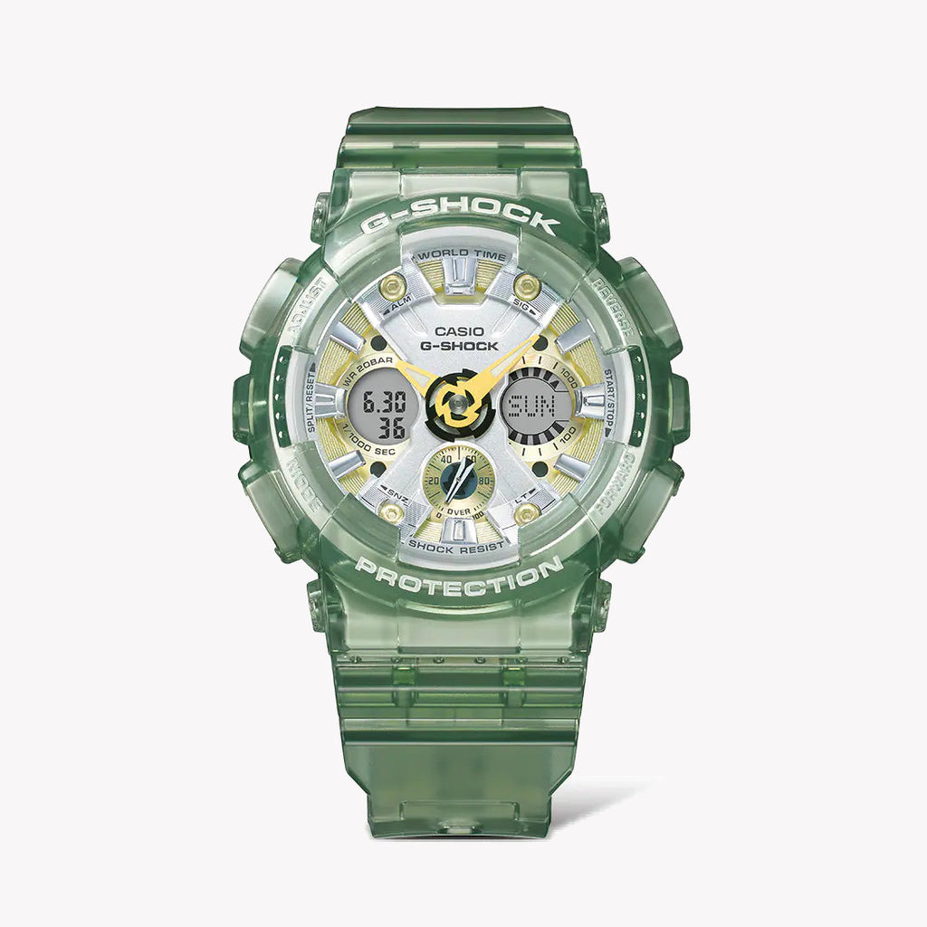 CASIO G-SHOCK GMA-S120GS-3ADR RUGGED GLAM - VIBRANT GREEN UNISEX SPORT WATCH