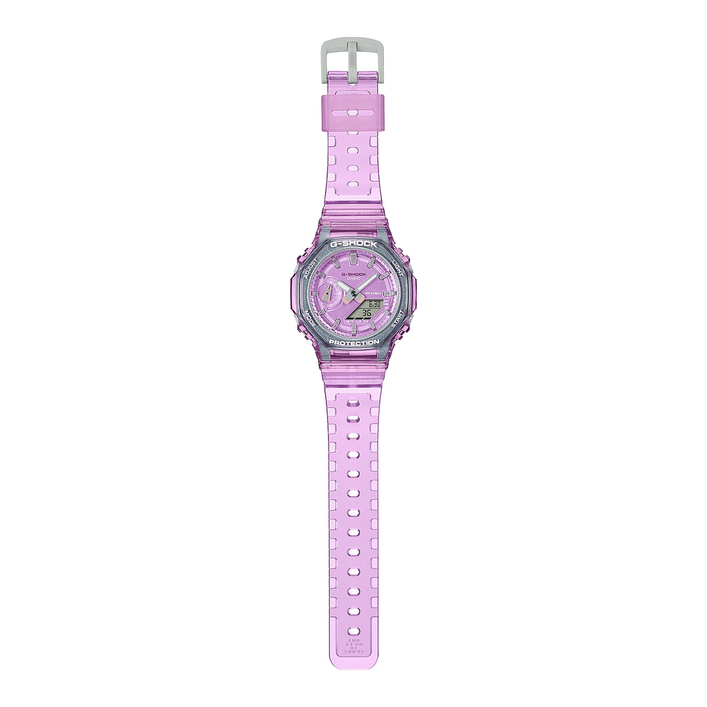 CASIO G-SHOCK GMA-S2100SK-4ADR BOLD ADVENTURE - PINK POWER WOMEN'S WATCH with sporty pink resin band and digital display
