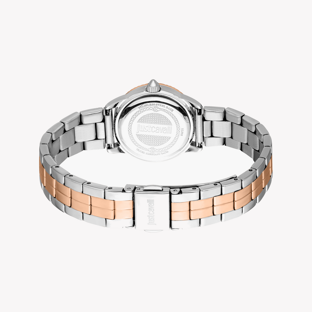 JUST CAVALLI JC1L328M0095 - ELEGANT TWO-TONE WOMEN'S TIMEPIECE FOR EVERY OCCASION