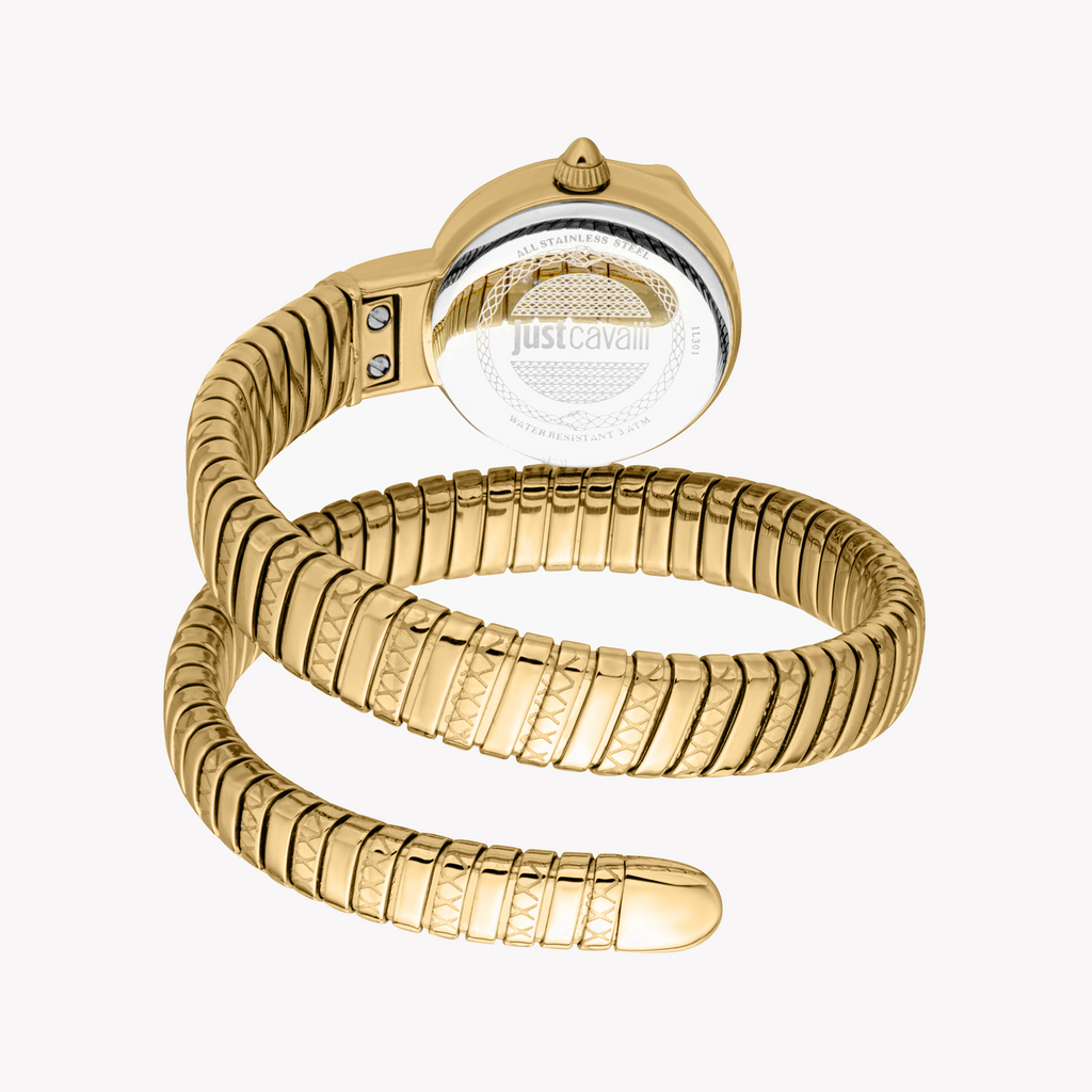 JUST CAVALLI JC1L301M0025 - BOLD GLAMOUR UNLEASHED - STYLISH WOMEN'S WATCH IN GOLD & SILVER