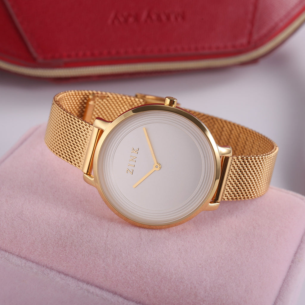 ZINK Women's Gold Stainless Steel Watch - Gold & Silver | ZK129L1MS-19