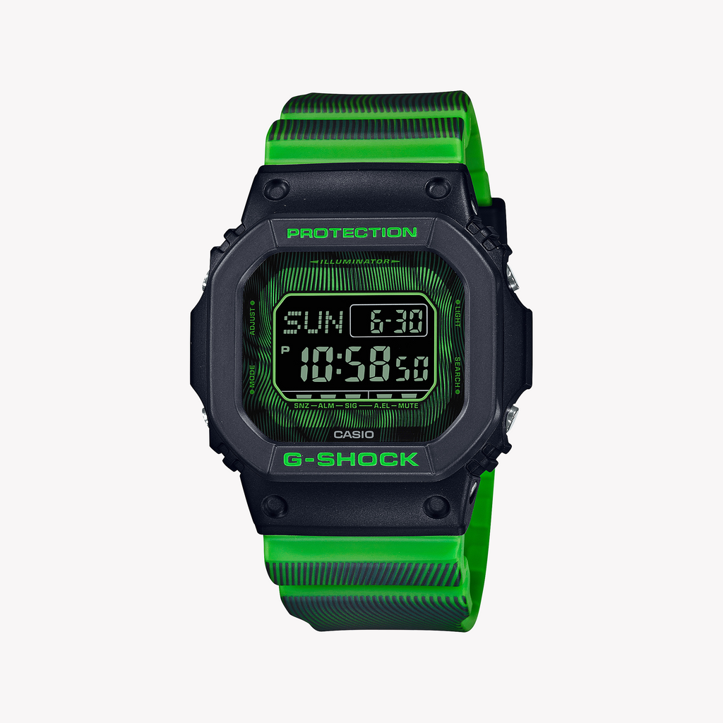 CASIO G-SHOCK DW-D5600TD-3DR ADVENTURE-READY - VIBRANT GREEN MEN'S WATCH