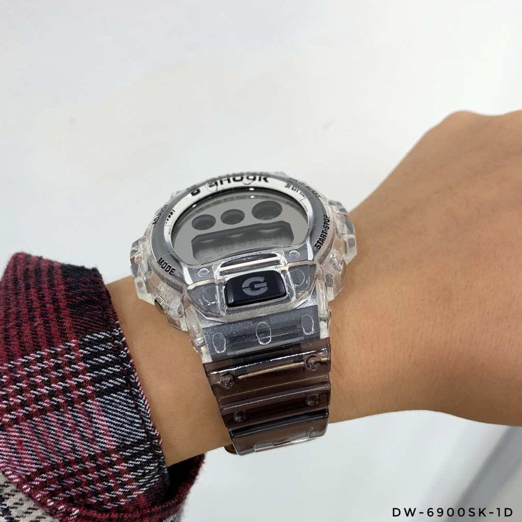 CASIO G-SHOCK DW-6900SK-1DR - STRIKING SILVER SPORTY TIMEPIECE for Men