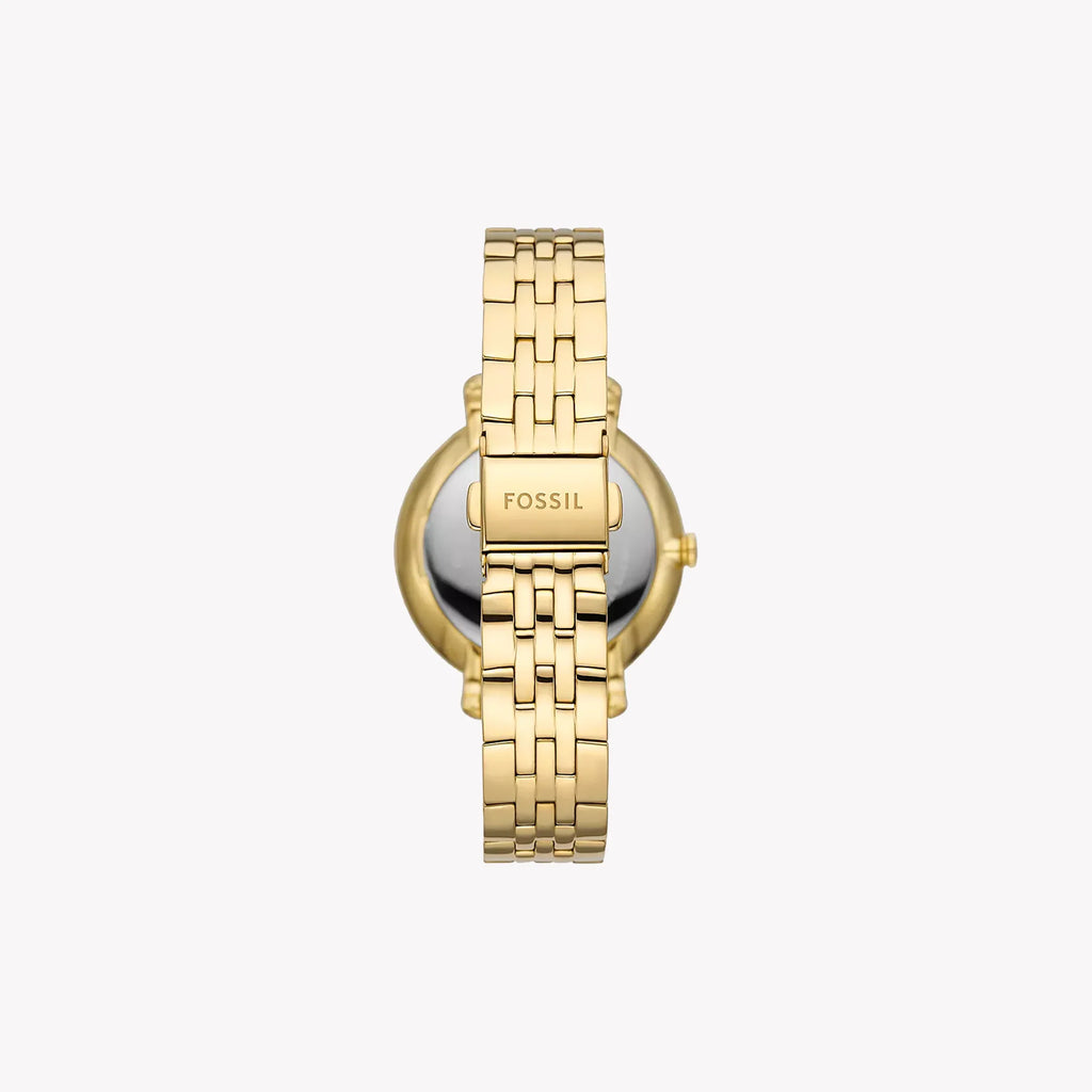 Jacqueline Sun Moon Multifunction Gold-Tone Stainless Steel Watch ES5167