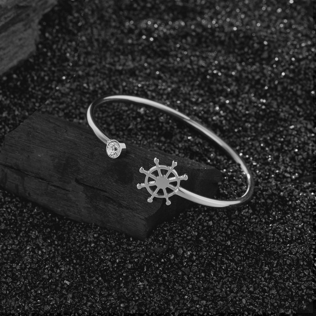 ZINK Women's Silver Stainless Steel Bracelet | ZFBG004SC