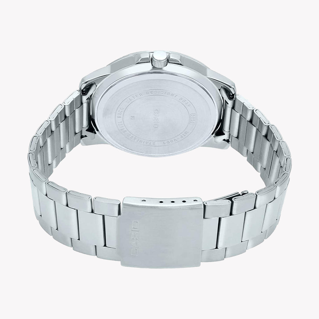 CASIO MTP-VD01D-7CVUDF SPORTY ELEGANCE - MEN'S STAINLESS STEEL WATCH WITH WHITE DIAL