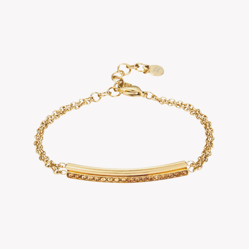 ZINK Women's Gold Stainless Steel Bracelet | ZFBR012G