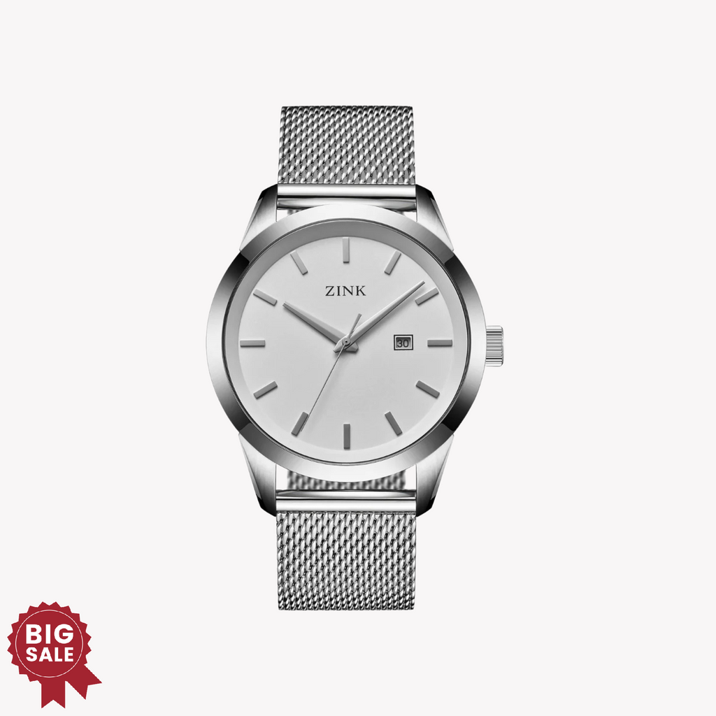 ZINK Men's Silver Stainless Steel Watch | ZK133G1MS-16