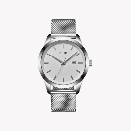ZINK Men's Silver Stainless Steel Watch | ZK133G1MS-16