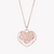 ZINK Women's Rose Gold Stainless Steel Necklace | ZFNL004RG
