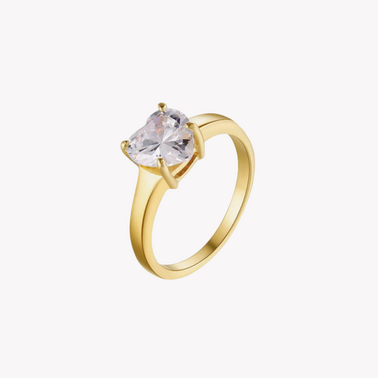 ZINK Women's Gold Stainless Steel Ring | ZFRG002GHC