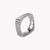 ZINK Men's Silver Stainless Steel Ring | ZJRG0342