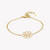ZINK Women's Gold Stainless Steel Bracelet | ZFBR005G