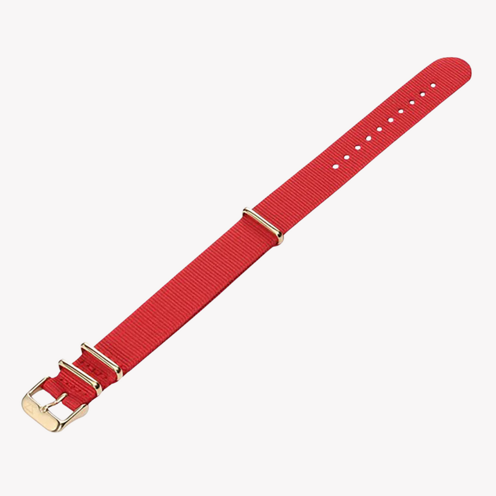 ZINK Women's Nylon Watch Band - Red | ZNB002RG