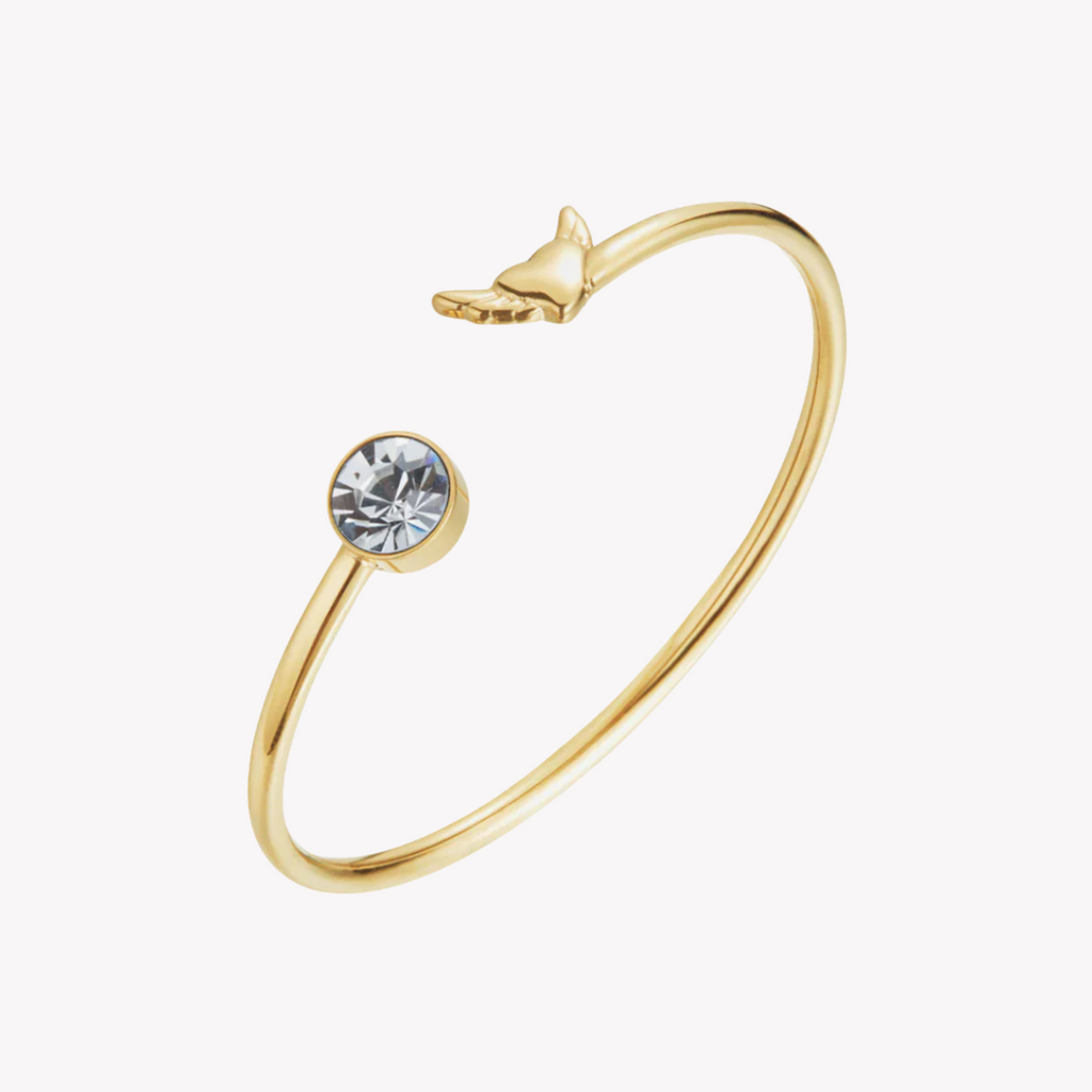 ZINK Women's Gold Stainless Steel Bracelet | ZFBG006GC