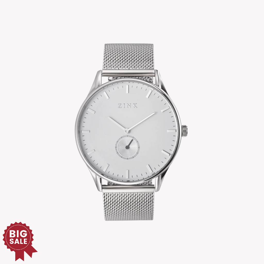 ZINK Men's Silver Stainless Steel Watch | ZK130G5MS-16