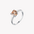 ZINK Women's Silver Stainless Steel Ring | ZFRG002SHCH