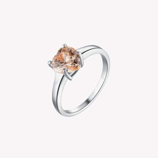 ZINK Women's Silver Stainless Steel Ring | ZFRG002SHCH