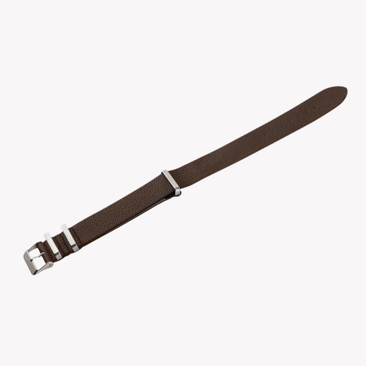 ZINK Men's Leather Watch Band - Dark Brown | ZLB001DBWS