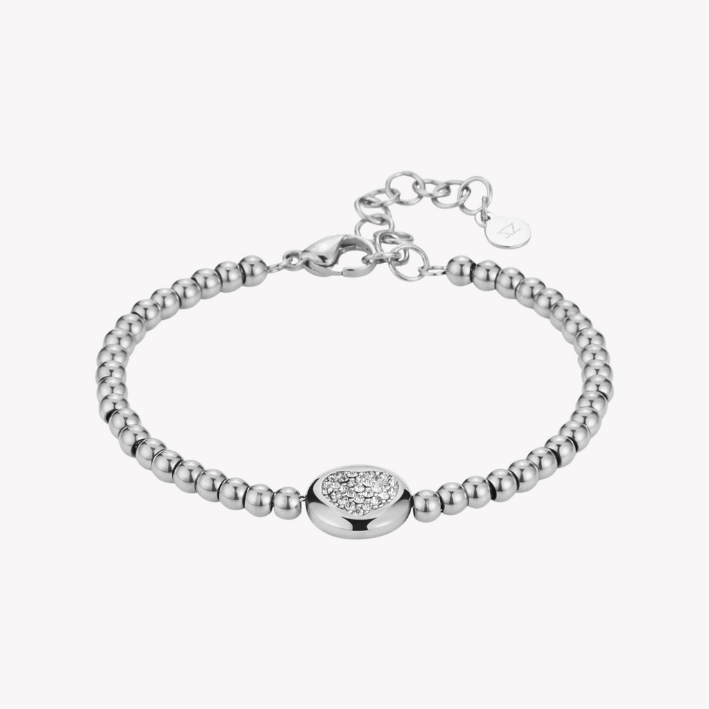 ZINK Women's Silver Stainless Steel Bracelet | ZFBR007SH