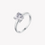 ZINK Women's Silver Stainless Steel Ring | ZFRG002SHC