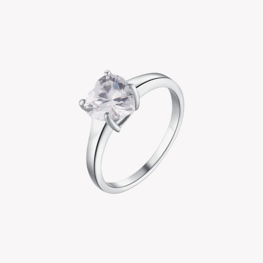 ZINK Women's Silver Stainless Steel Ring | ZFRG002SHC