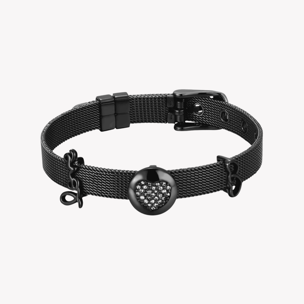 ZINK Women's Black Stainless Steel Bracelet | ZFBR001B2