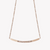 ZINK Women's Rose Gold Stainless Steel Necklace | ZFNL001RGS