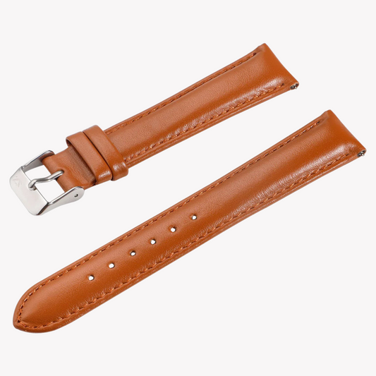 ZINK Women's Leather Watch Band - Brown | ZLB007BWS