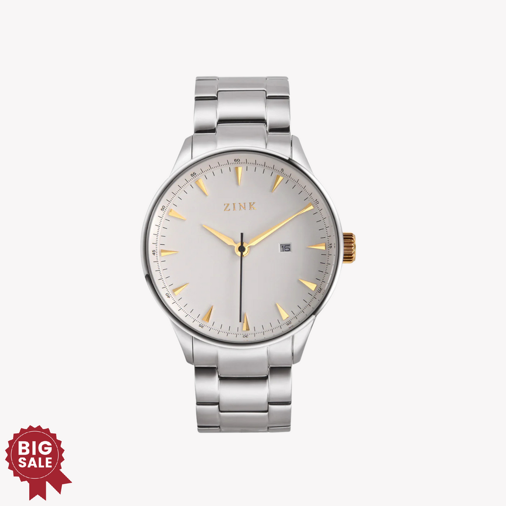 ZINK Men's Silver Stainless Steel Analog Watch | ZK127G1SS-T6