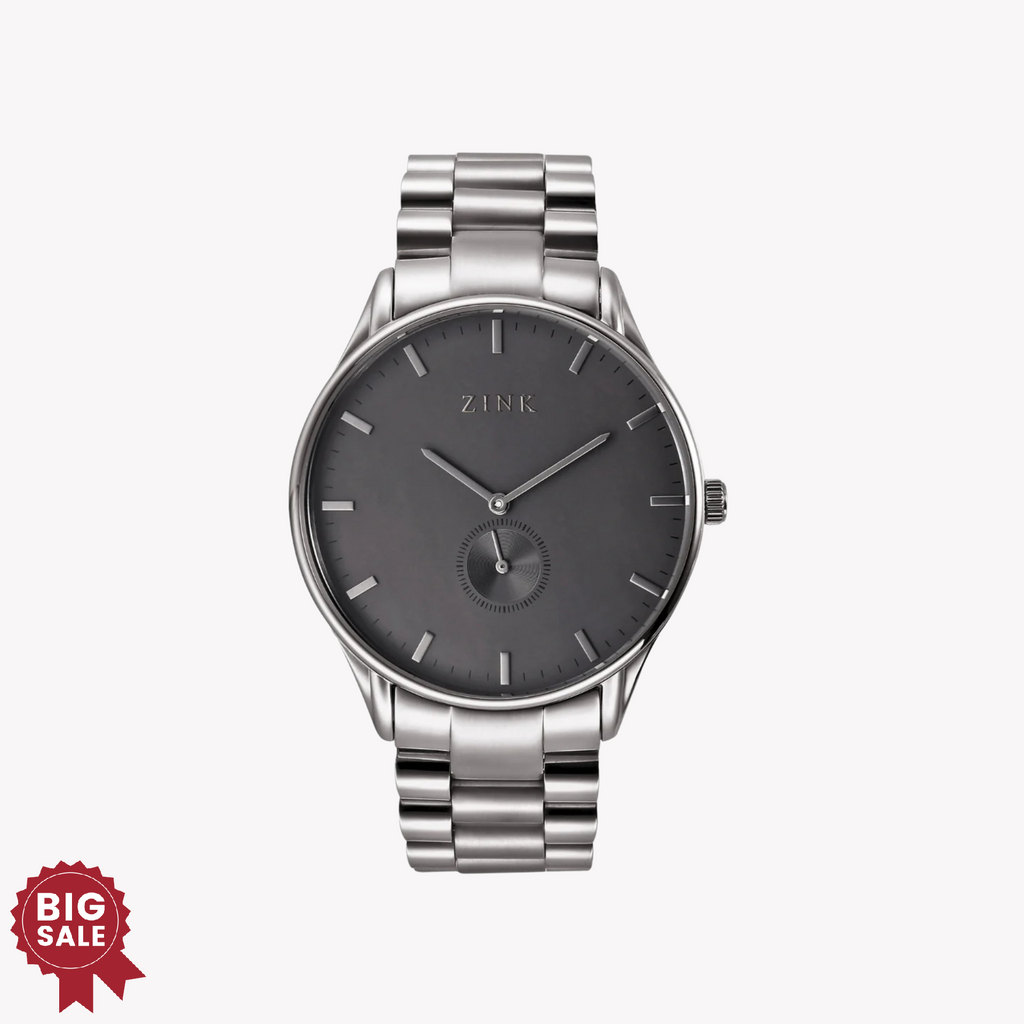 ZINK Men's Silver Stainless Steel Quartz Watch | ZK130G5S-36