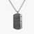 ZINK Men's Stainless Steel Necklace - Silver & Black | ZJPD0182