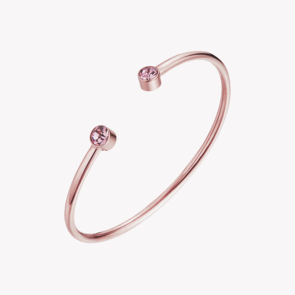 ZINK Women's Rose Gold Stainless Steel Bracelet | ZFBG001RGPN