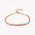 ZINK Women's Rose Gold Stainless Steel Bracelet | ZFBR012RG